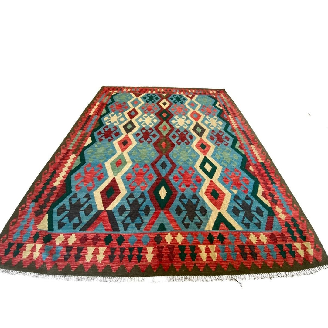 Afghani Chobi Kilim - Size: 8.7 x 10 - Imam Carpets - Online Shop