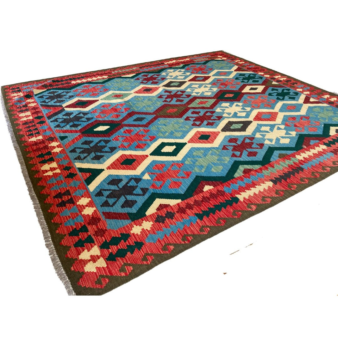 Afghani Chobi Kilim - Size: 8.7 x 10 - Imam Carpets - Online Shop