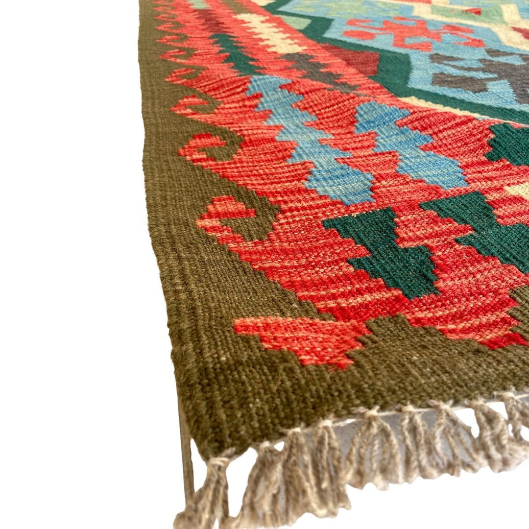 Afghani Chobi Kilim - Size: 8.7 x 10 - Imam Carpets - Online Shop