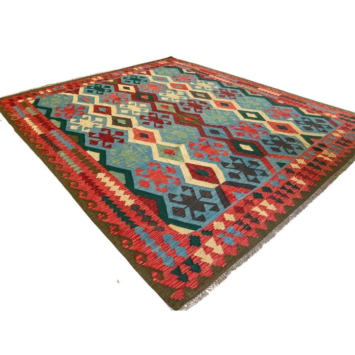 Afghani Chobi Kilim - Size: 8.7 x 10 - Imam Carpets - Online Shop