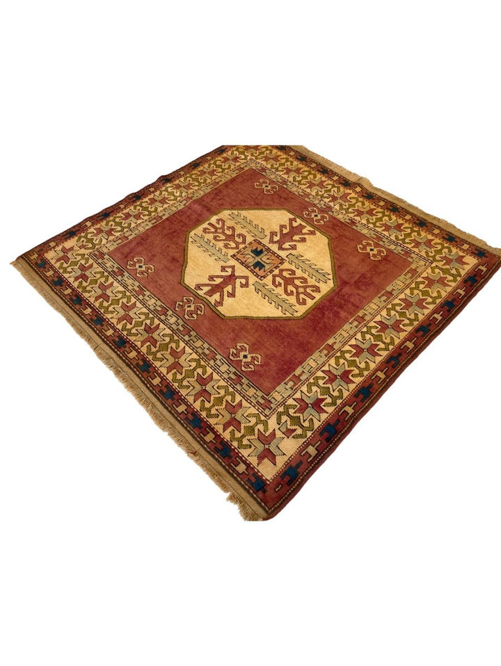 Afghani kargayi Rug - size: 5.6 x 5.3 - Imam Carpet Co. Home