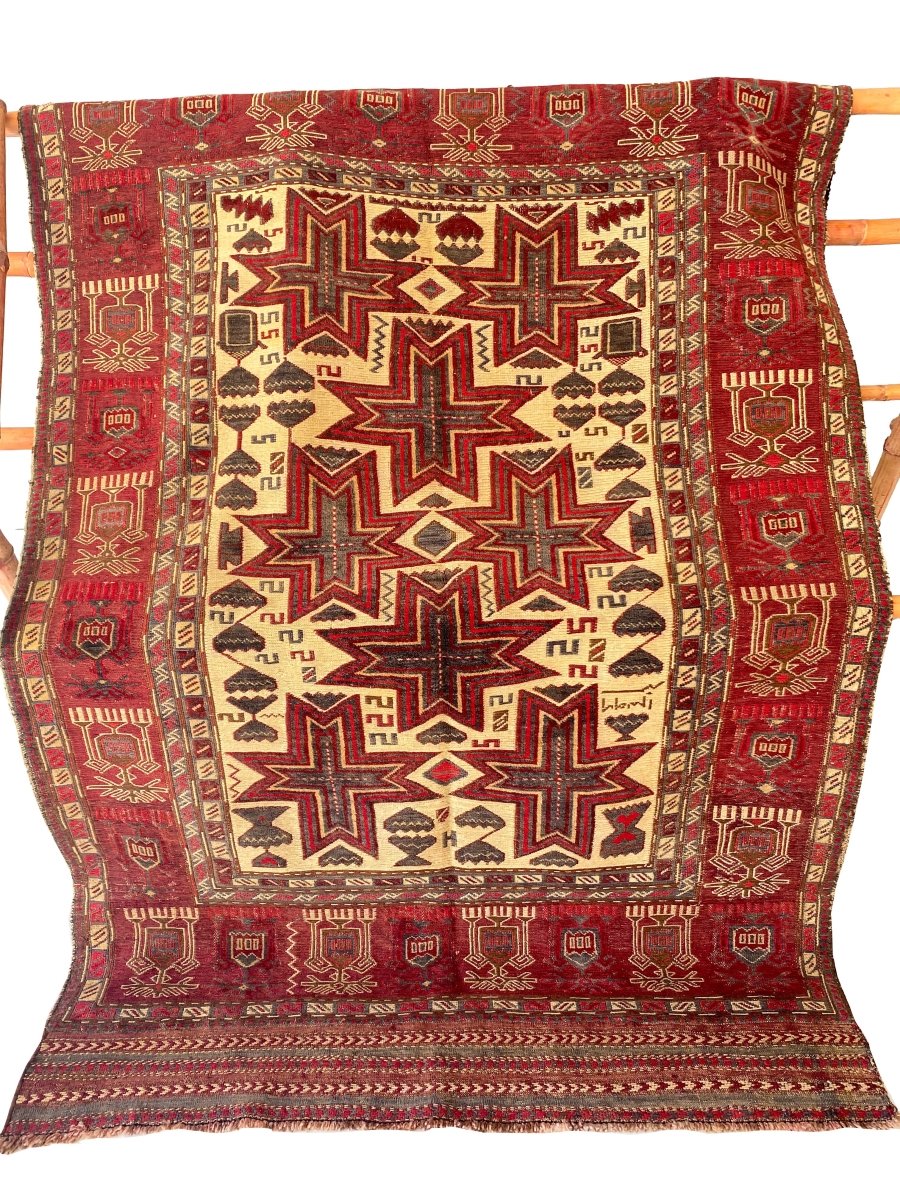 Antique Barjesta Irani Rug - Size: 7.2 x 4.6 - Imam Carpets - Online Shop