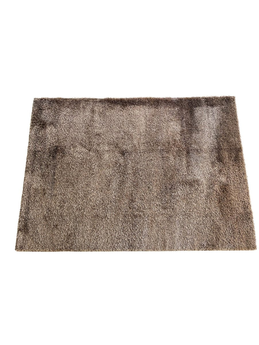 Beige Medium Pile Shaggy - Size: 5.3 x 7.7 - Imam Carpet Co. Home