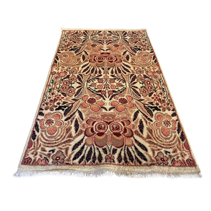 Beige Native Collage Fringe Rug - Size: 6.5 x 4 - Imam Carpets - Online Shop