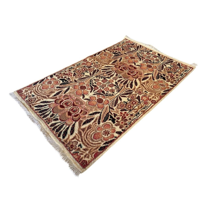 Beige Native Collage Fringe Rug - Size: 6.5 x 4 - Imam Carpets - Online Shop