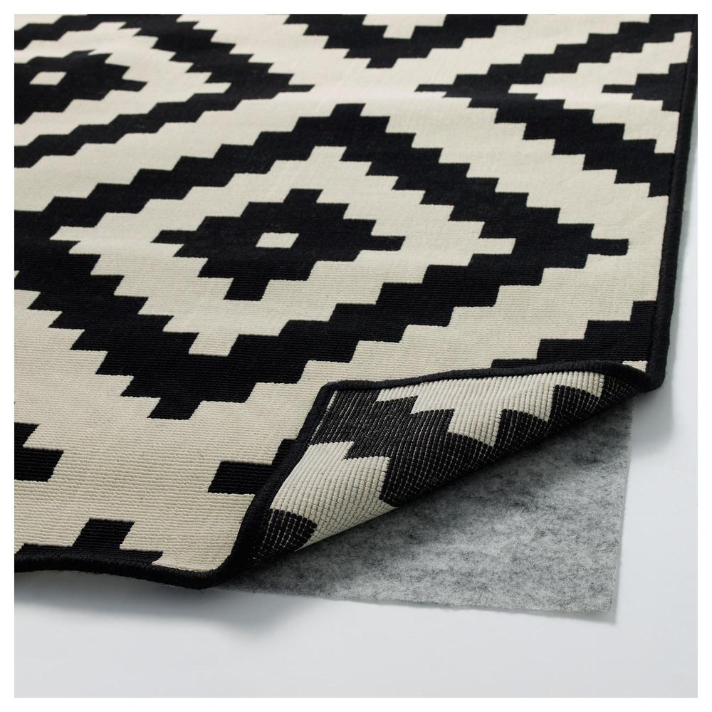 Black/White Diamond Geometric Rug - Size: 9.10 x 6.7 - Imam Carpet Co. Home