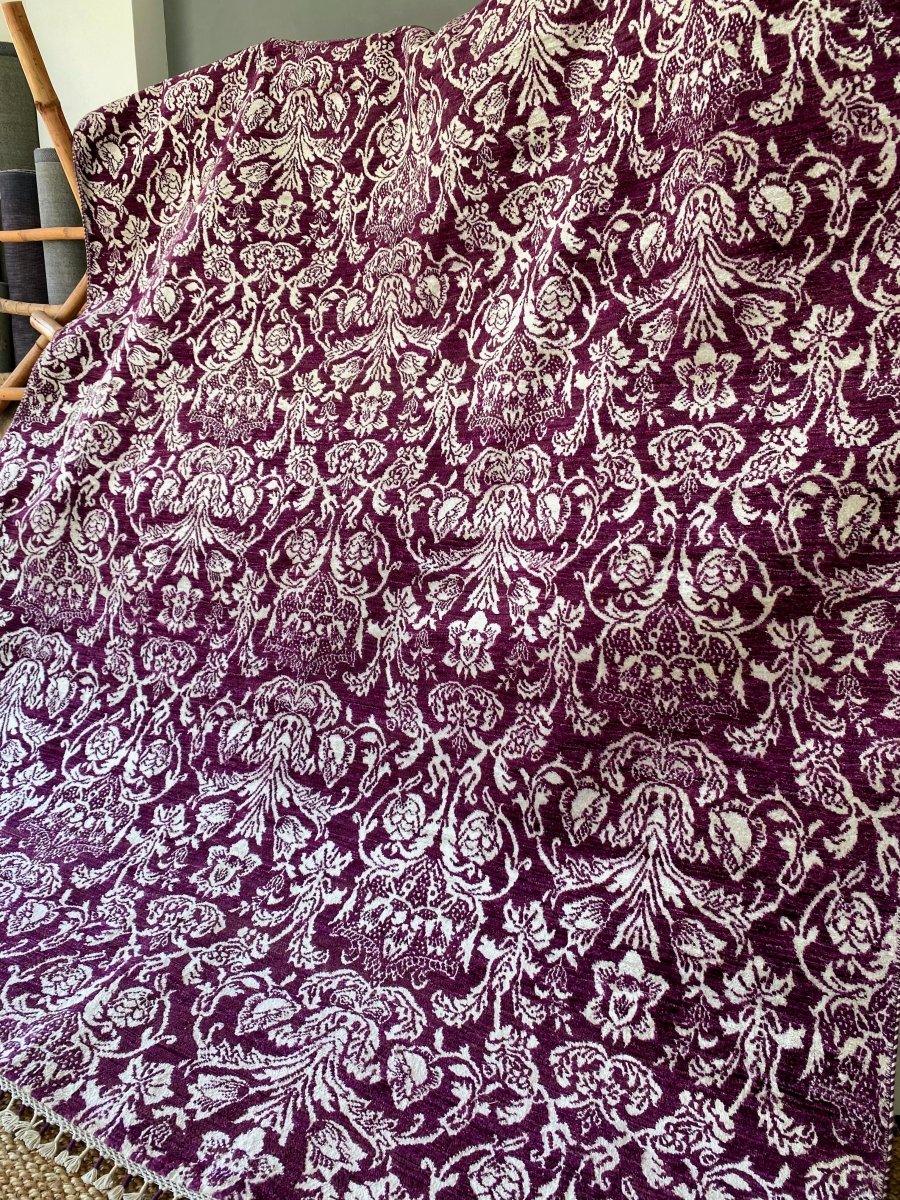 Blue Floral Rug - Size: 10.3 x 8.1 - Imam Carpets Online Store