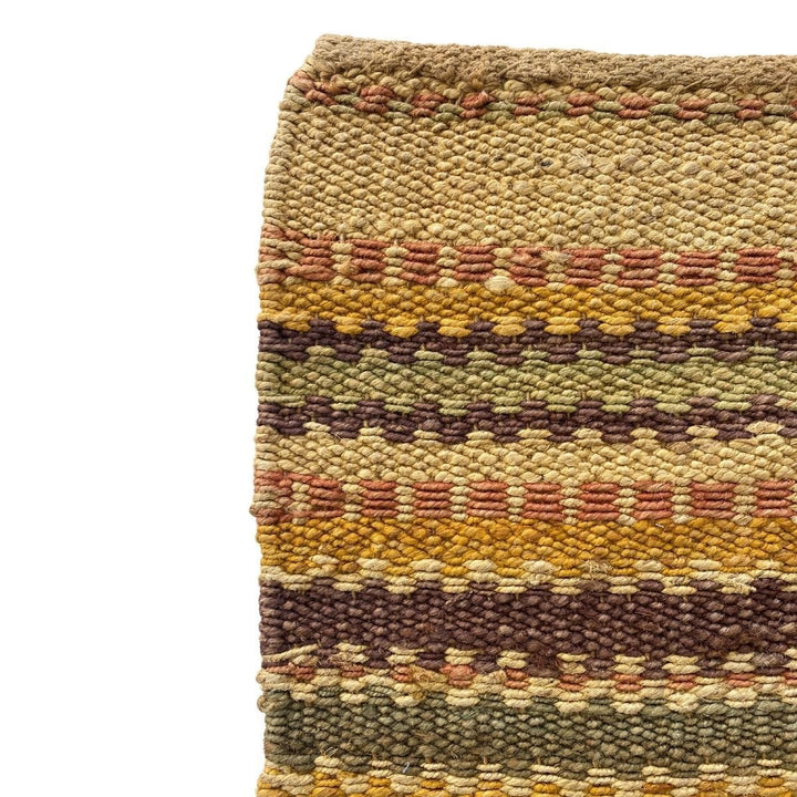 Bohemian Braided Jute Rug - Size: 6.4 x 4.4 - Imam Carpets - Online Shop