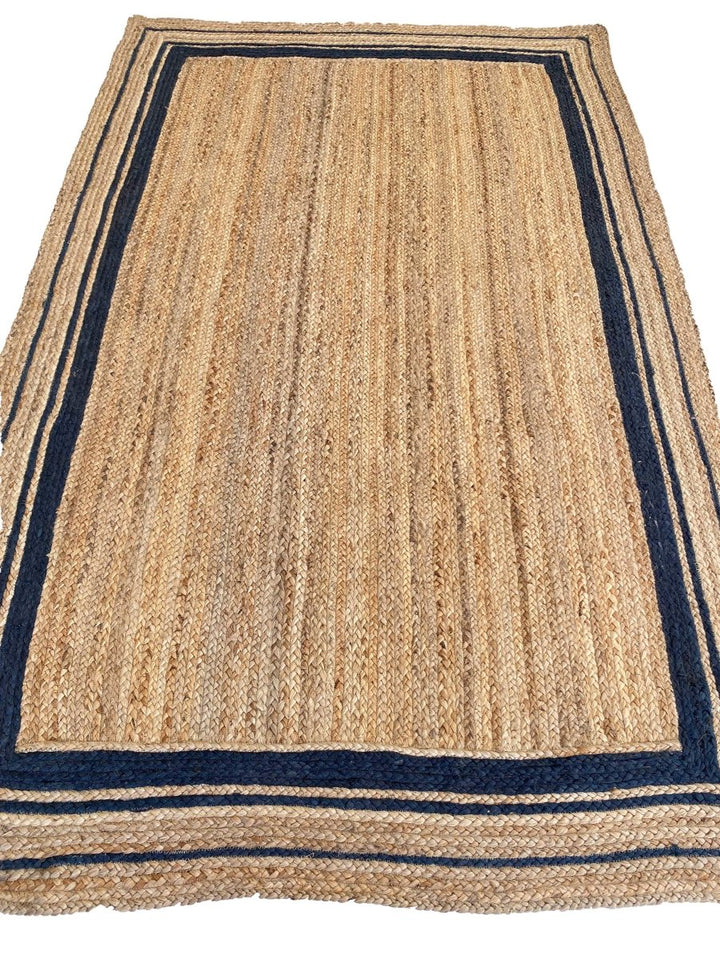 Border Jute Rug - Size: 7.11 x 5 - Imam Carpets Online Store
