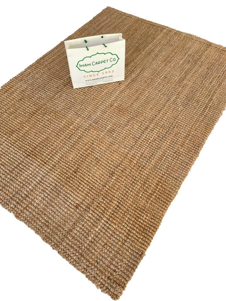 Braided Jute Rug - Size: 7 x 5 - Imam Carpets Online Store