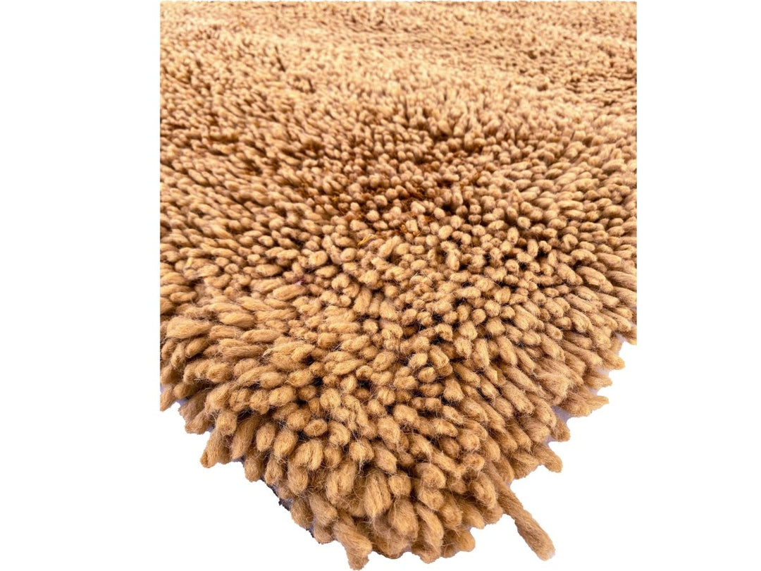 Camel Shaggy Rug - Size: 7 x 5 - Imam Carpet Co. Home