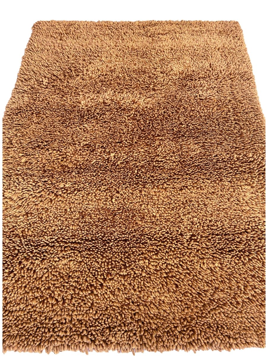 Camel Shaggy Rug - Size: 7 x 5 - Imam Carpet Co. Home