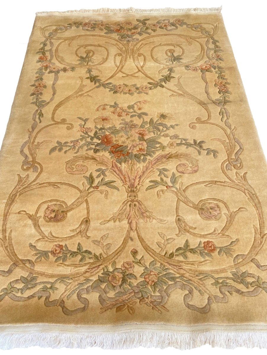 Chinese Floral Rug - Size: 5.10 x 4 - Imam Carpets Online Store