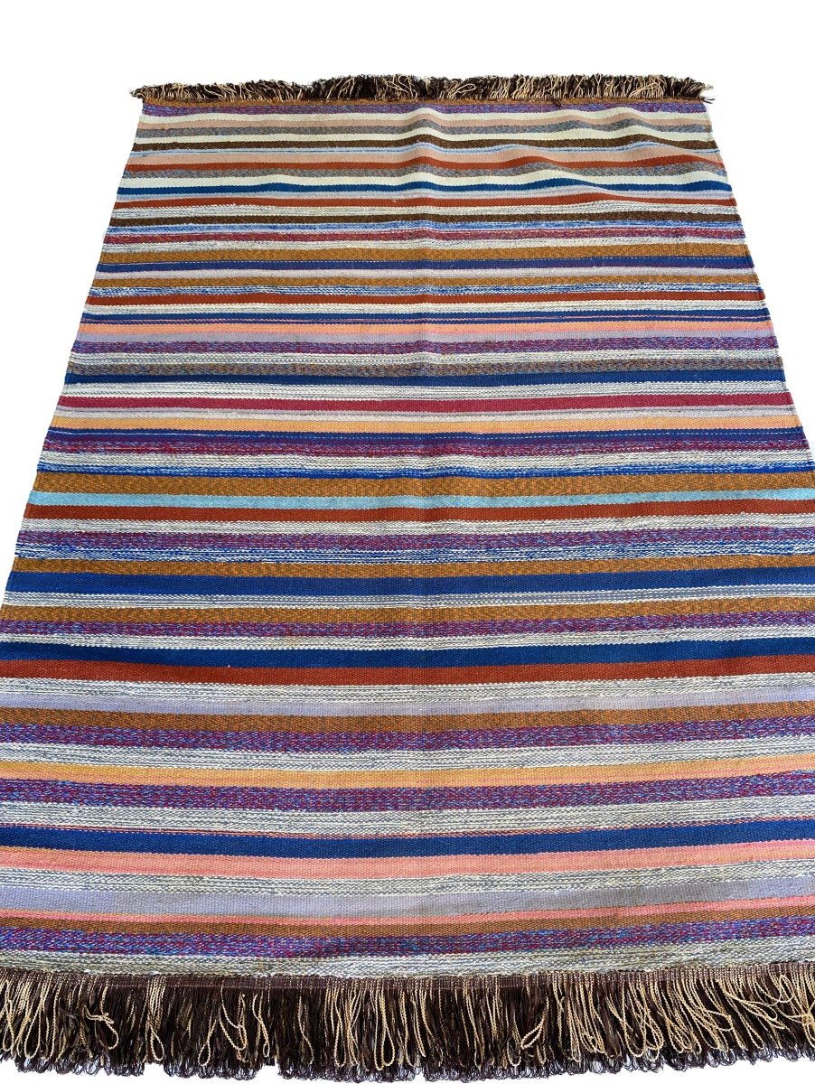 Colorful Stripe Rug - Size: 5.7 x 3.11 - Imam Carpets Online Store