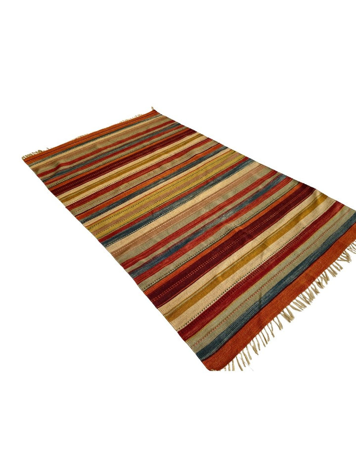 Colorful Stripes Rug - size: 8.2 x 5 - Imam Carpet Co. Home