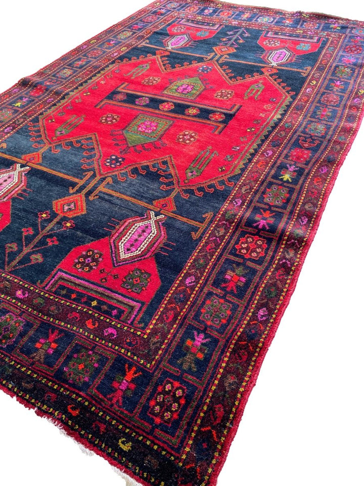 Colorful Tribal Rug - Size: 9.9 x 5.1 - Imam Carpets Online Store