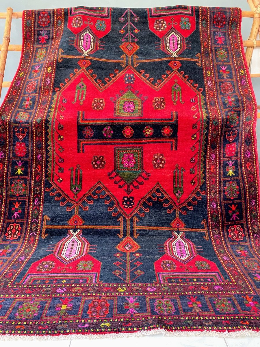 Colorful Tribal Rug - Size: 9.9 x 5.1 - Imam Carpets Online Store
