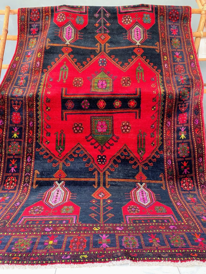 Colorful Tribal Rug - Size: 9.9 x 5.1 - Imam Carpets Online Store