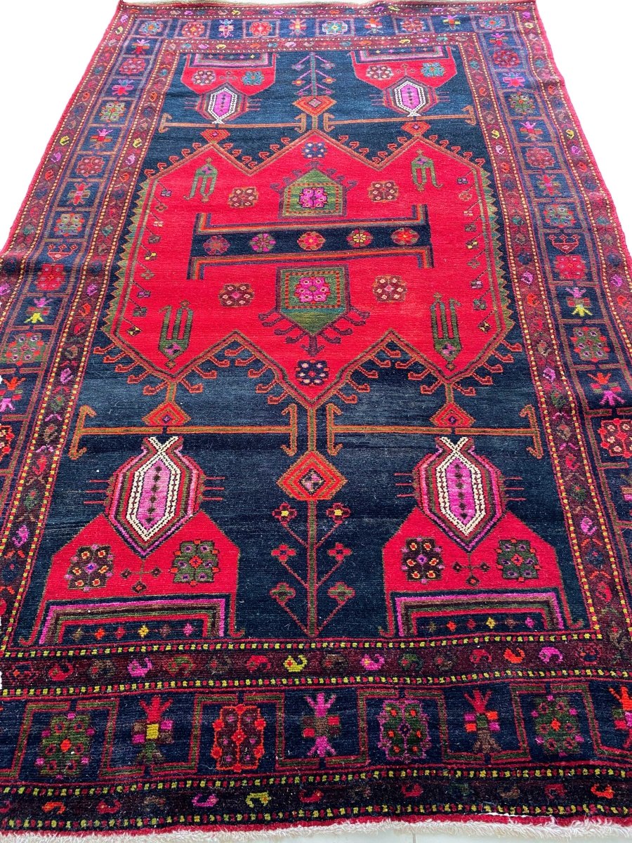 Colorful Tribal Rug - Size: 9.9 x 5.1 - Imam Carpets Online Store