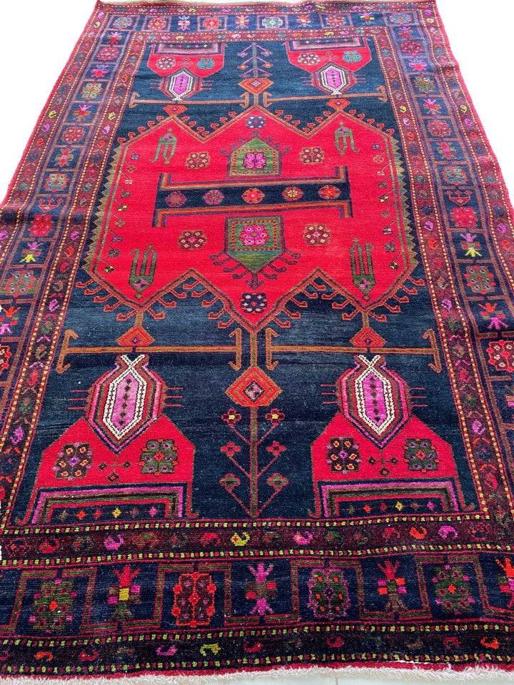 Colorful Tribal Rug - Size: 9.9 x 5.1 - Imam Carpets Online Store