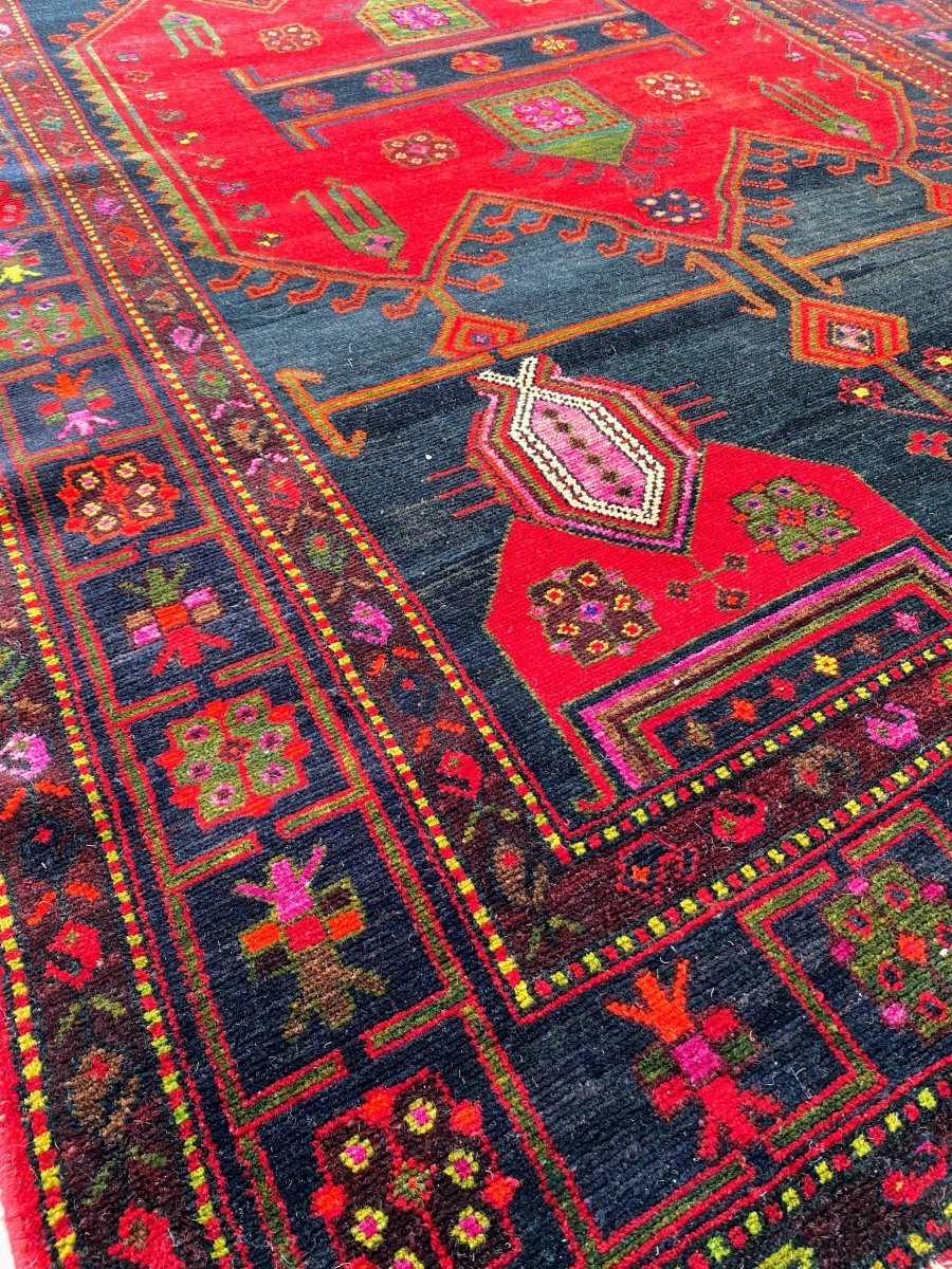 Colorful Tribal Rug - Size: 9.9 x 5.1 - Imam Carpets Online Store