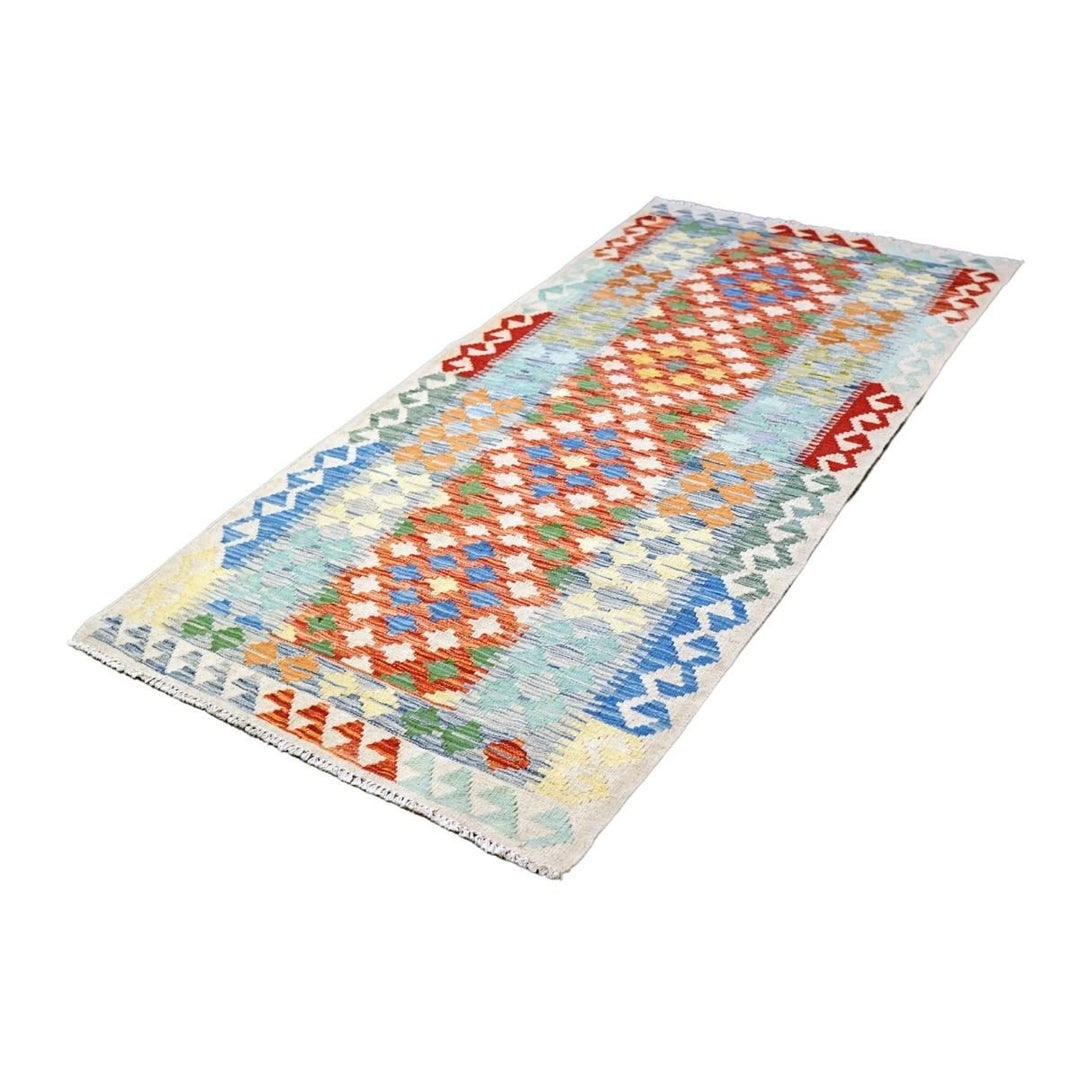 Colourful Bohemian Kilim - Size: 6.5 x 3.4 - Imam Carpets - Online Shop