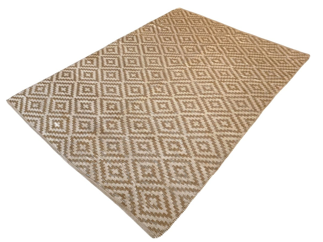 Diamond Flatweave Rug - Size: 7.2 x 5.3 - Imam Carpet Co. Home