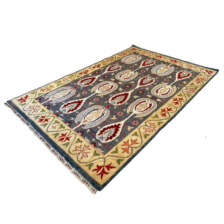 DimGray Suzani Rug - Size: 9.5 x 6 - Imam Carpets - Online Shop