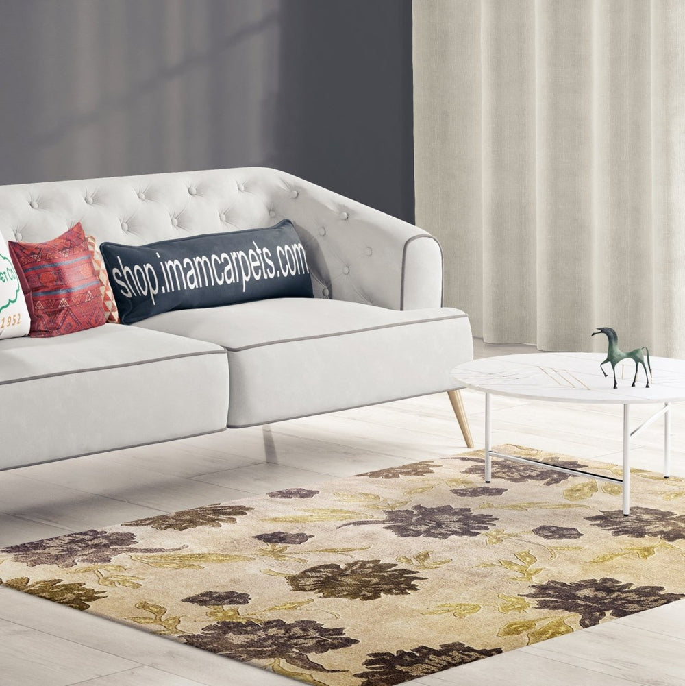 Floral Gabbeh Rug - Size: 6.6 x 4.6 - Imam Carpets - Online Shop