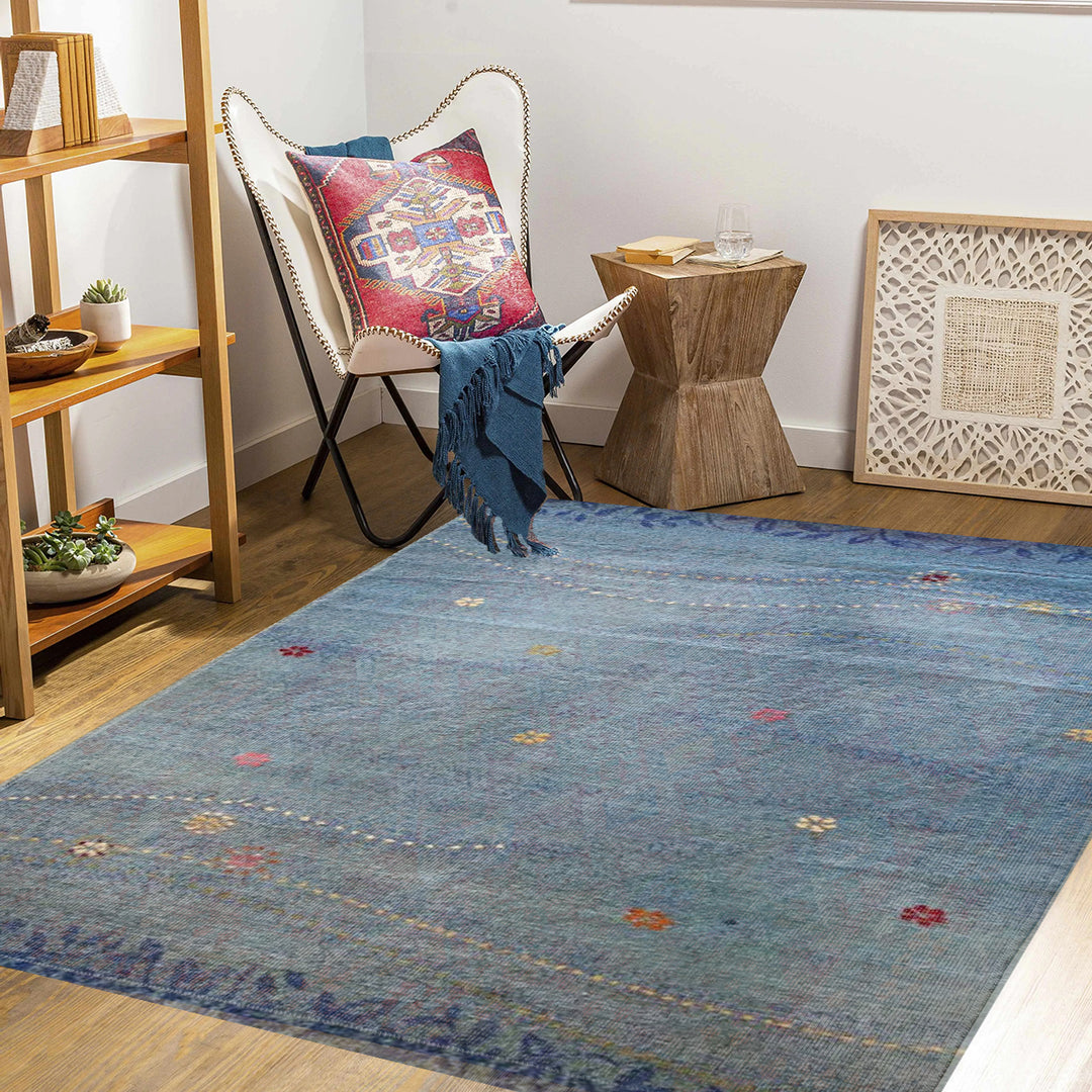 Ble Anthinos - Size: 5.7 x 3.10 - Imam Carpet Co