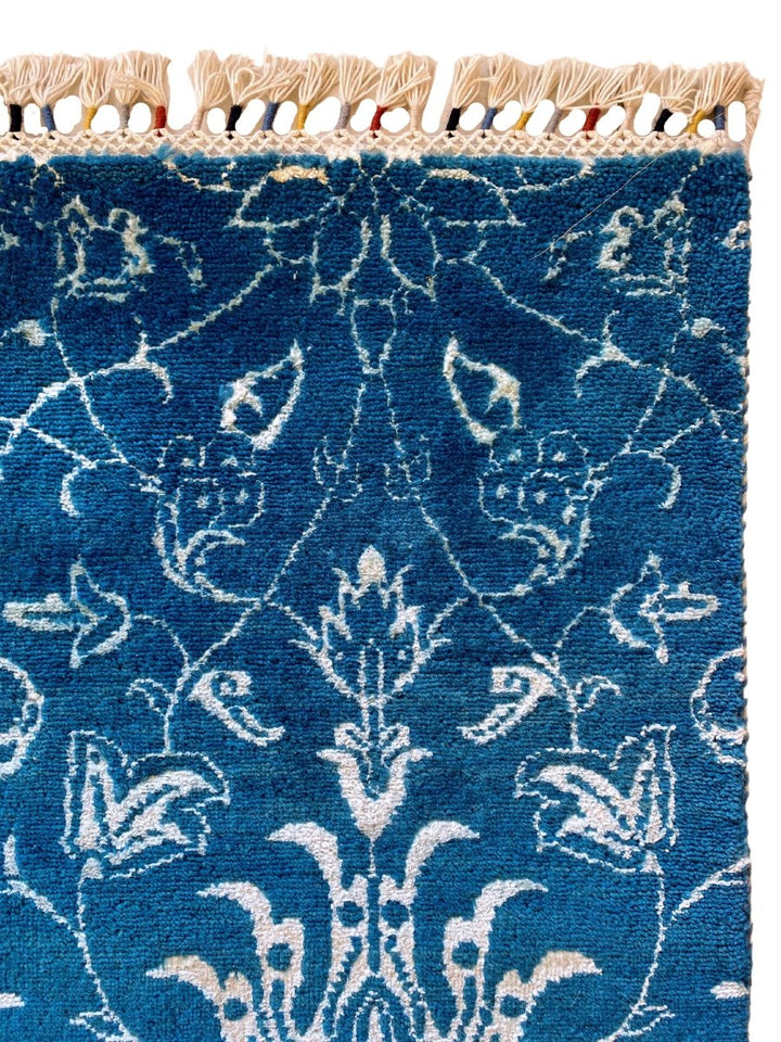 Floral Trellis Silk Rug - Size: 10.4 x 8 - Imam Carpet Co. Home