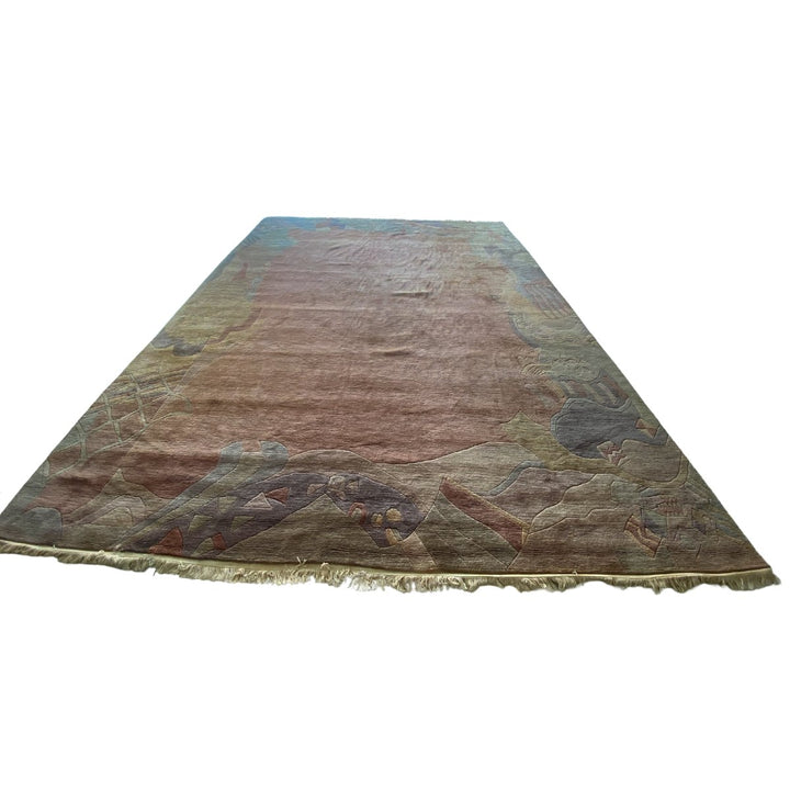 Gabbeh Rug - Size: 12.10 x 9.10 - Imam Carpets - Online Shop