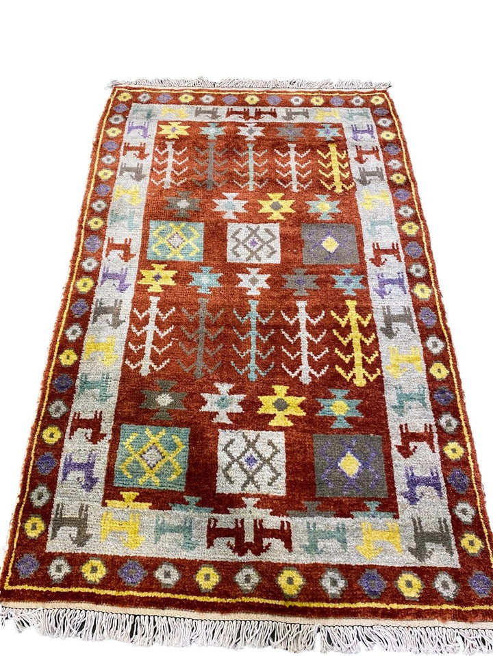 Gabbeh Rug - Size: 5 x 3.1 - Imam Carpets Online Store