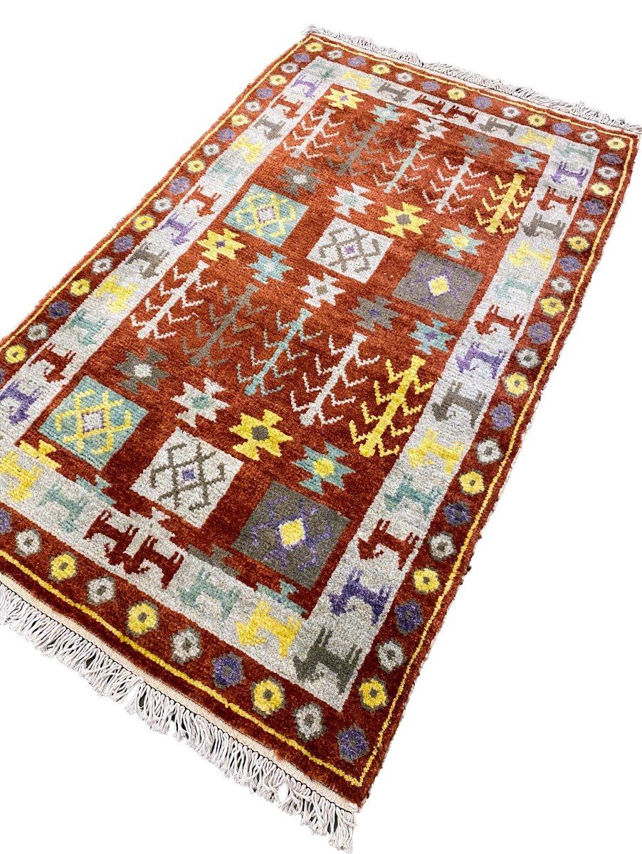 Gabbeh Rug - Size: 5 x 3.1 - Imam Carpets Online Store