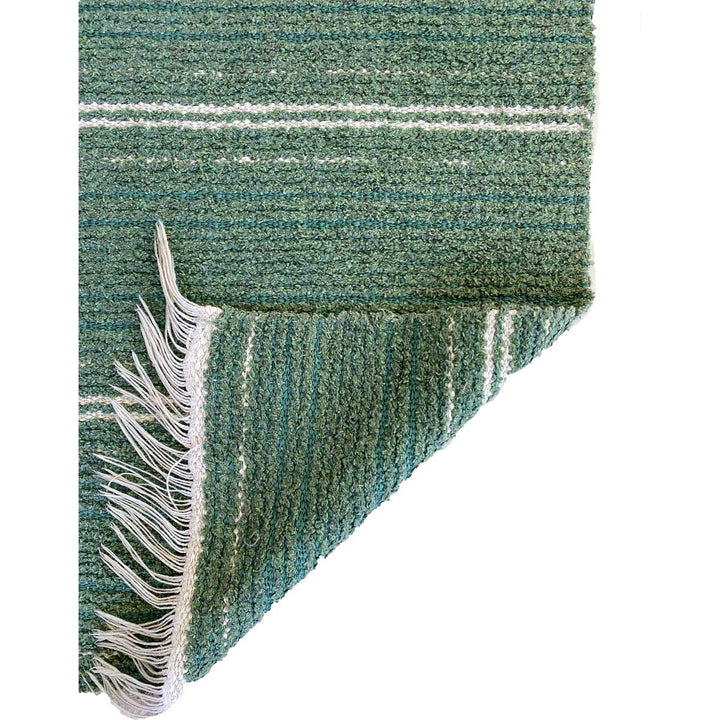 Green Runner - Size: 9.11 x 2.2 - Imam Carpets Online Store