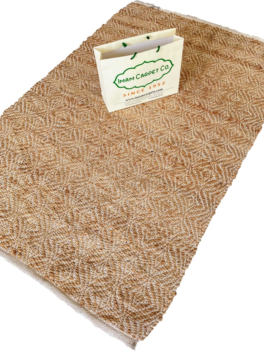 Jute Braided Rug - Size: 6.1 x 3.11 - Imam Carpets Online Store