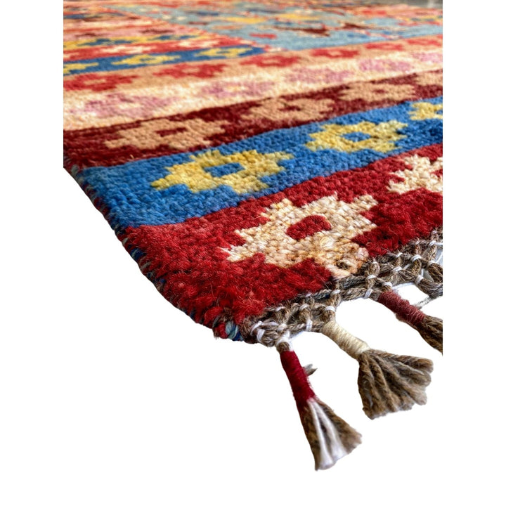 Kilim in a Rug - Size: 6.2 x 4.1 - Imam Carpets - Online Shop