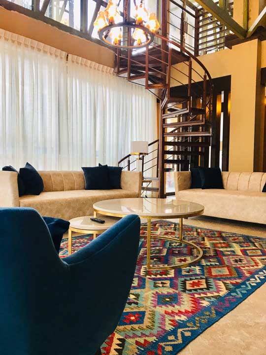 Colourful Bohemian Kilim - Size: 10.6 x 8.4 - Imam Carpet Co