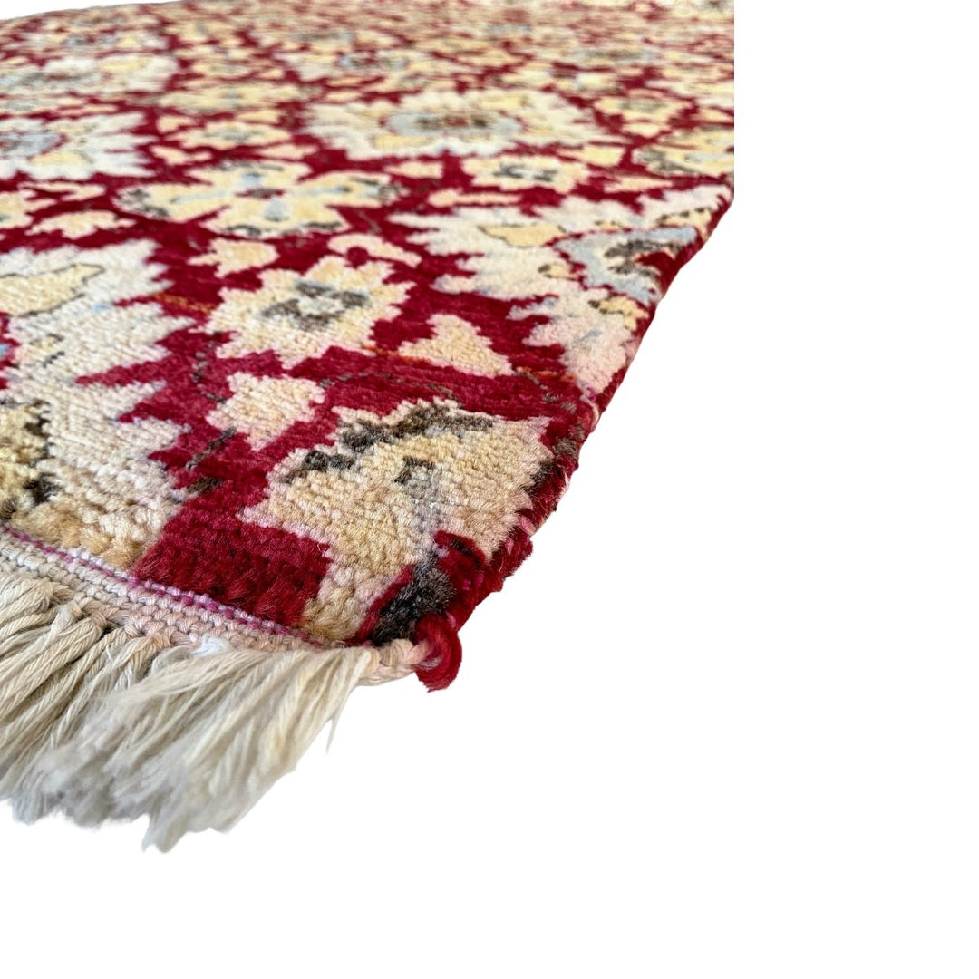 Maroon Persian Tessellation Rug - Size: 5.11 x 4.2 - Imam Carpets - Online Shop