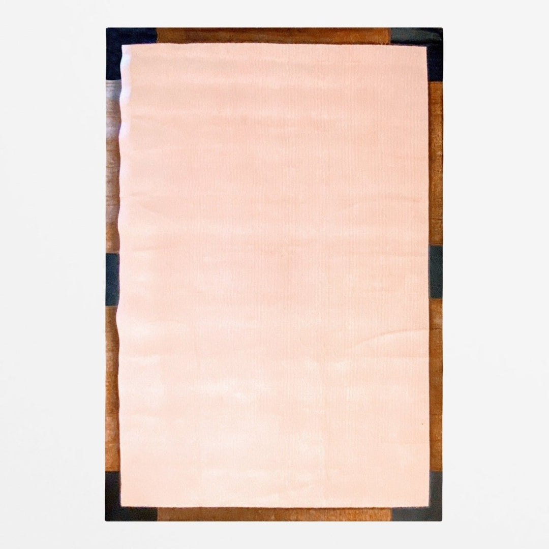 Modern Leather Corner Rug - 9.0 x 6.3 - Imam Carpets - Online Shop