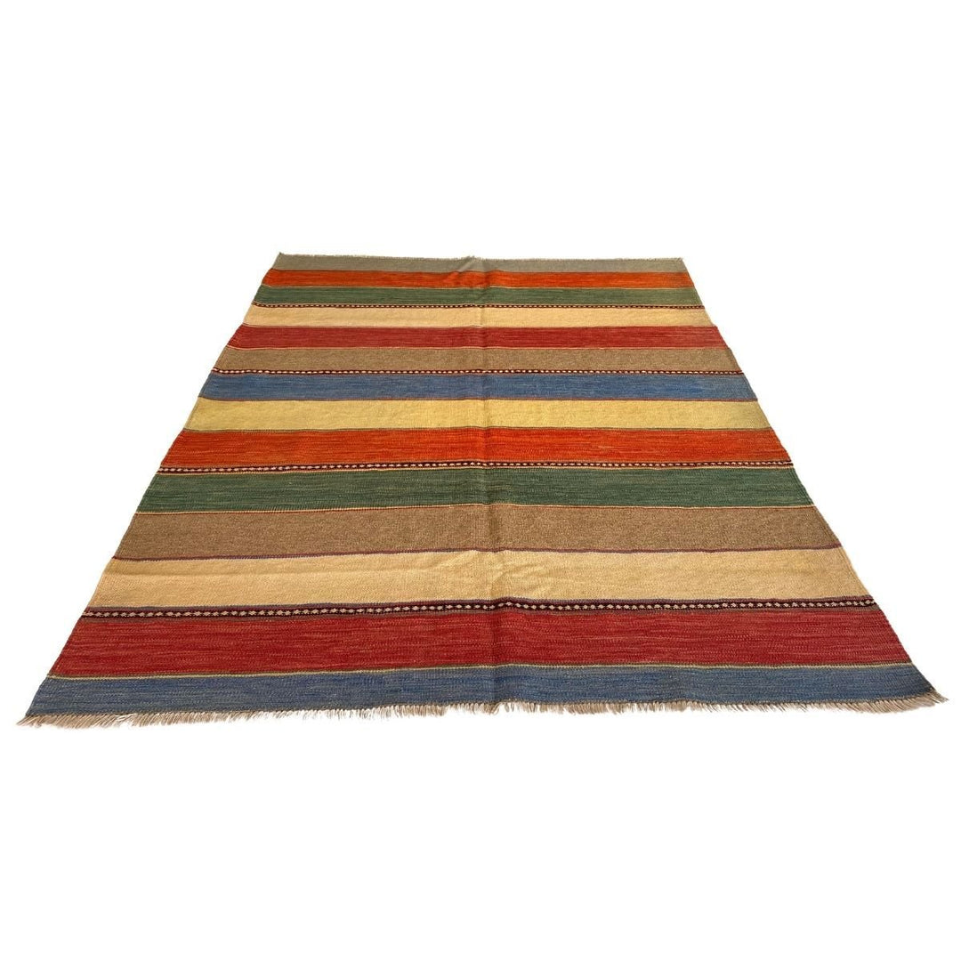 Modern Turkish Kilim- 6.5 x 4.11 - Imam Carpets - Online Shop