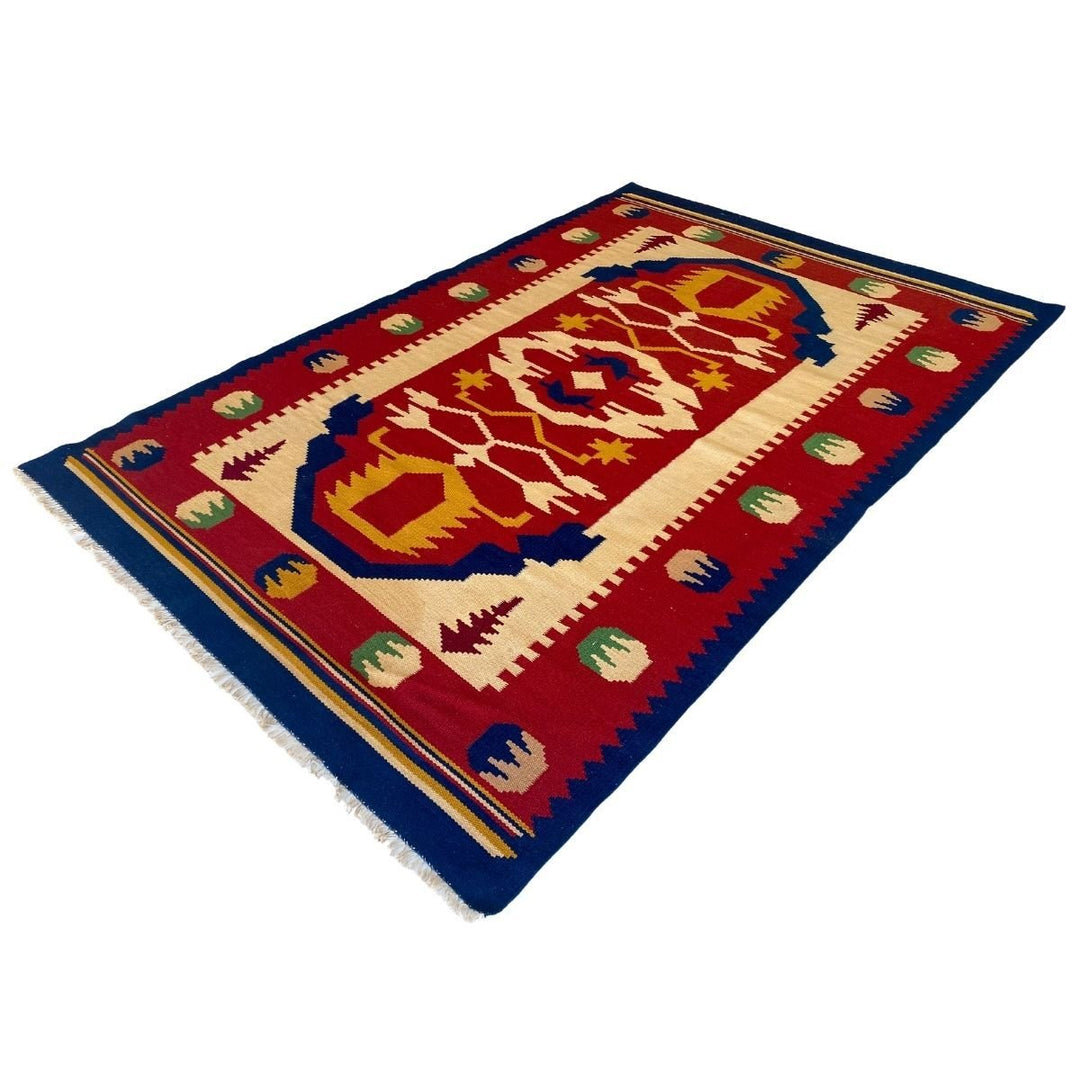 Modern Turkish Kilim - Size: 5.11 x 3.11 - Imam Carpets - Online Shop