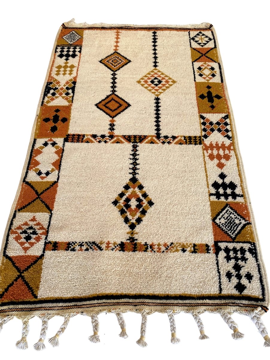 Moroccan Rug With Teasels - Size: 5.7 x 3.5 - Imam Carpet Co. Home