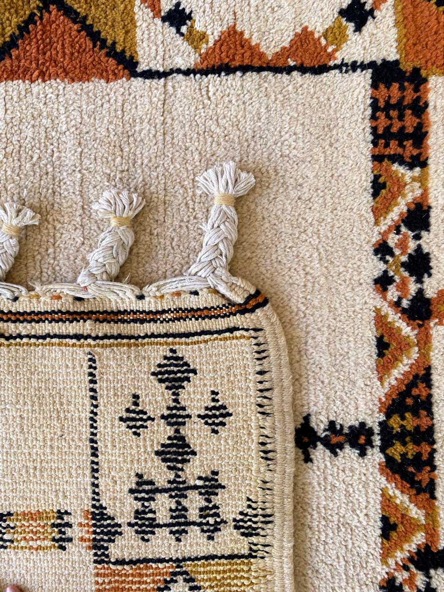 Moroccan Rug With Teasels - Size: 5.7 x 3.5 - Imam Carpet Co. Home
