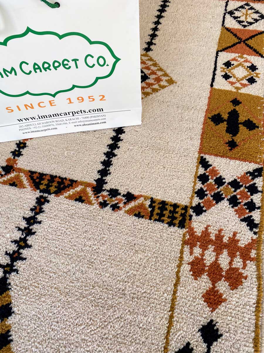 Moroccan Rug With Teasels - Size: 5.7 x 3.5 - Imam Carpet Co. Home