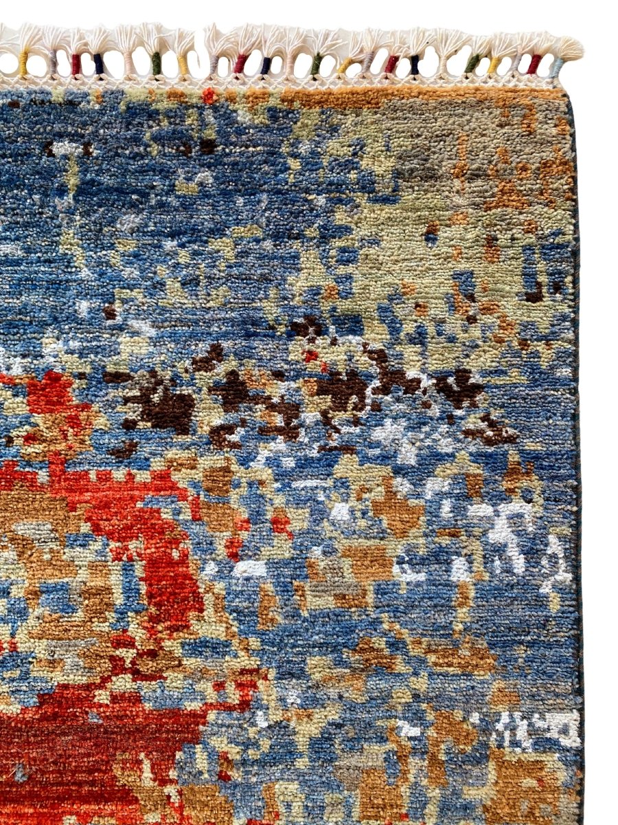 MultiSplatter Abstract Rug - Size: 10.5 x 8.1 - Imam Carpet Co. Home