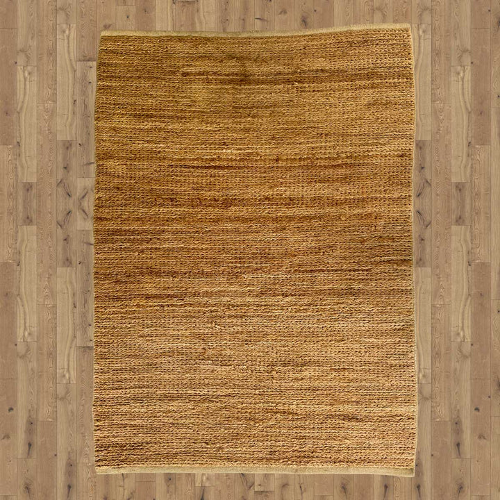 Natural Braided Jute Rug - Size: 4.10 x 3.11 - Imam Carpets - Online Shop