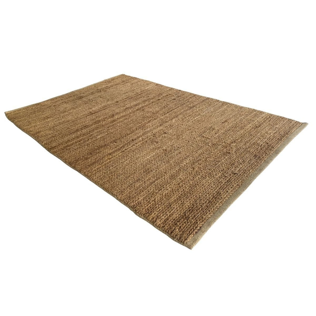 Natural Braided Jute Rug - Size: 4.10 x 3.11 - Imam Carpets - Online Shop