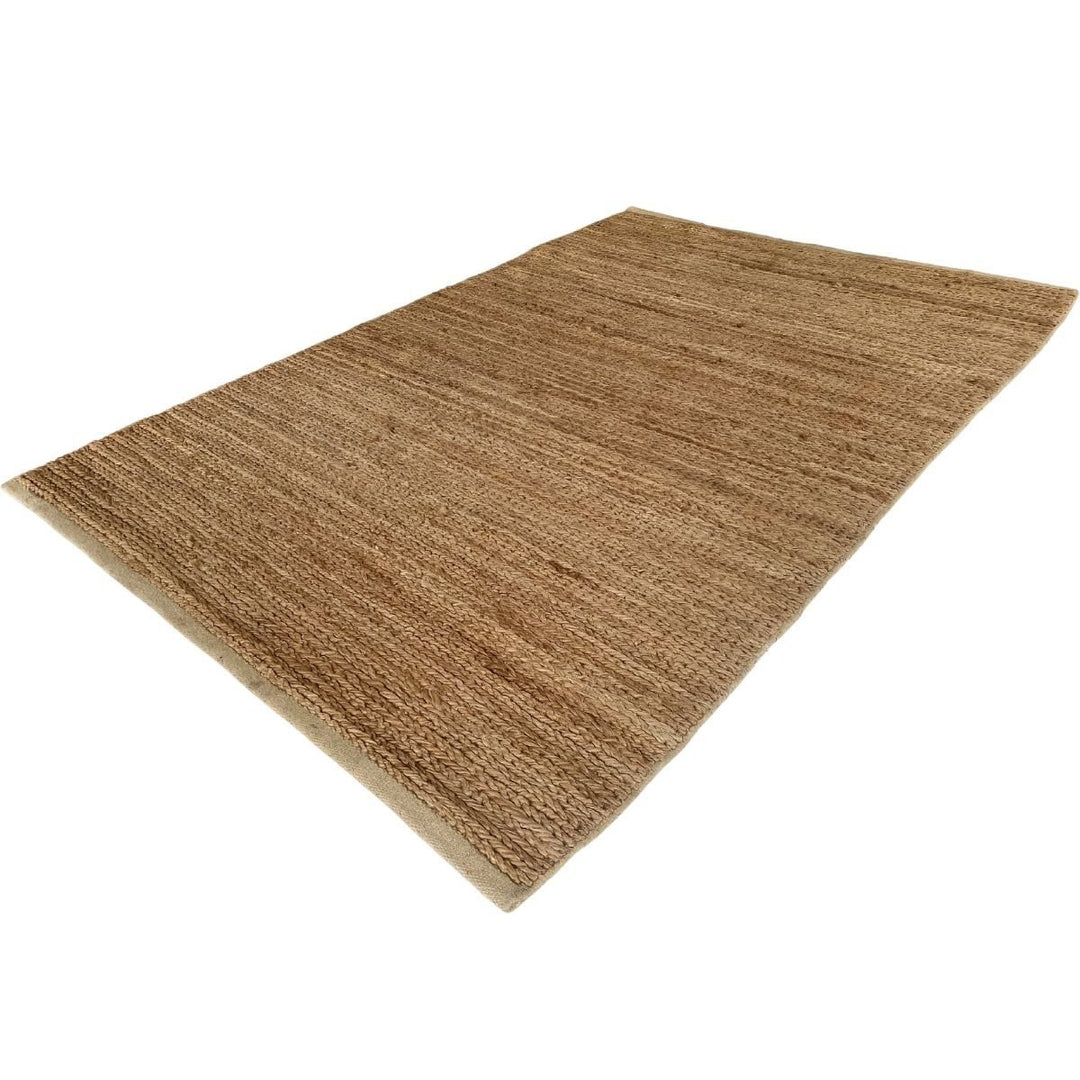 Natural Braided Jute Rug - Size: 4.10 x 3.11 - Imam Carpets - Online Shop