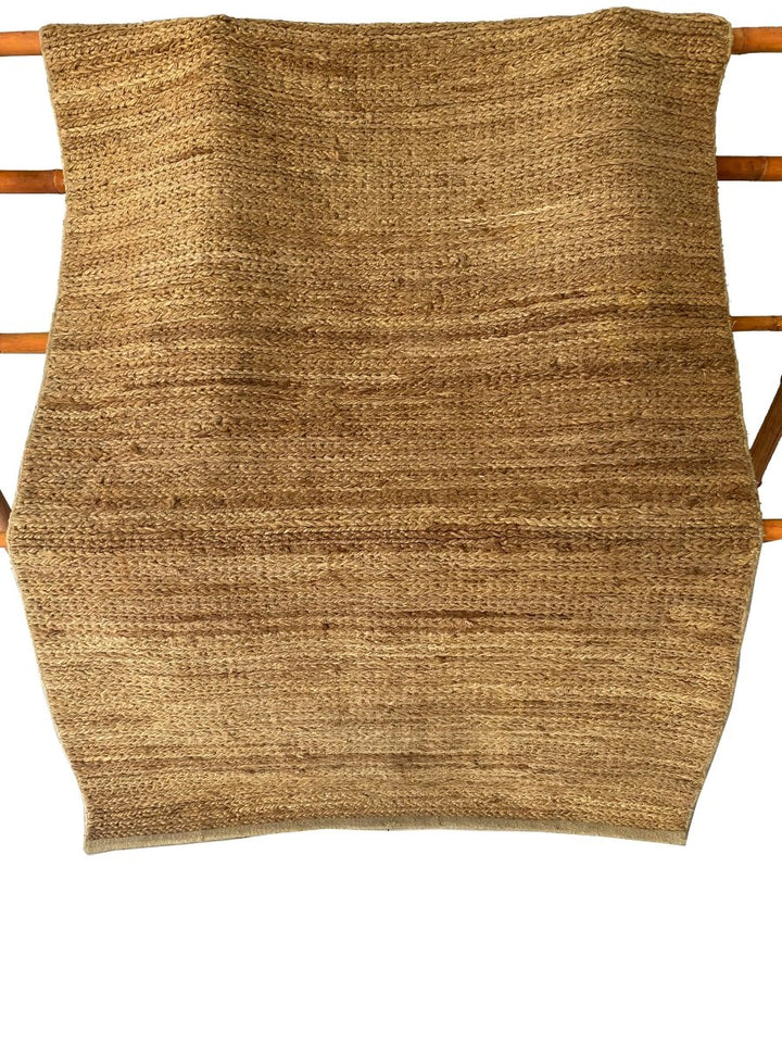 Natural Braided Jute Rug - Size: 4.10 x 3.11 - Imam Carpets - Online Shop